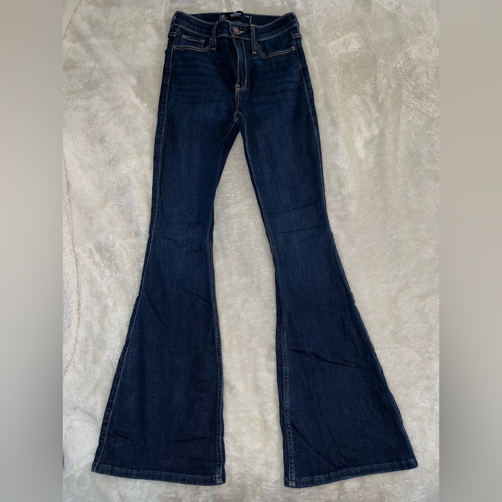 Hollister Dark Blue Flare Jeans